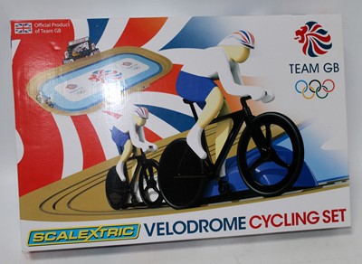 Lot 3204 - A Team GB velodrome cycling set, appears as...