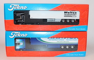 Lot 2685 - A Tekno 1/50 scale road transport diecast...