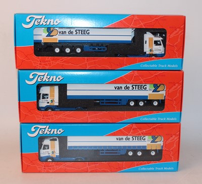 Lot 2692 - A Tekno 1/50 scale road transport diecast...