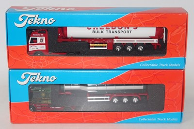 Lot 2709 - A Tekno 1/50 scale road haulage diecast group...