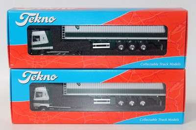 Lot 2710 - A Tekno 1/50 scale road transport diecast...