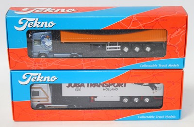 Lot 2713 - A Tekno 1/50 scale road transport diecast...