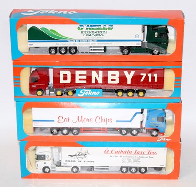 Lot 2718 - A Tekno 1/50 scale road transport diecast...