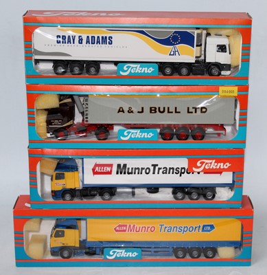 Lot 2724 - A Tekno 1/50 scale boxed road transport...