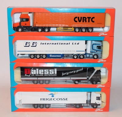 Lot 2726 - A Tekno 1/50 scale boxed road transport...