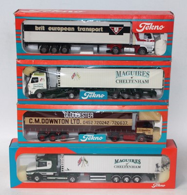 Lot 2730 - A Tekno 1/50 scale road transport diecast...