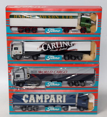 Lot 2745 - A Tekno 1/50 scale boxed road transport...