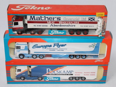 Lot 2746 - A Tekno 1/50 scale boxed road haulage diecast...