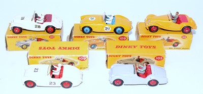 Lot 2062 - A Dinky Toys boxed open top saloon and race...