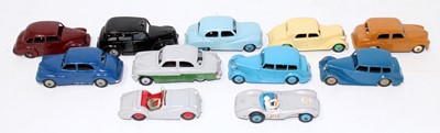 Lot 2064 - Eleven various loose Dinky Toy playworn and...