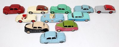 Lot 2065 - Eleven various loose Dinky toy playworn...