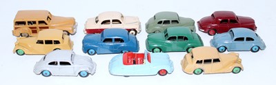 Lot 2066 - Eleven various loose Dinky Toy playworn...