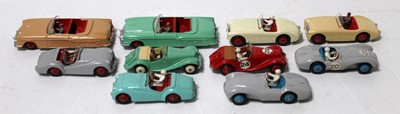 Lot 2072 - Ten various loose Dinky Toy playworn and...