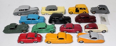 Lot 2073 - 14 various loose Dinky Toy playworn and...