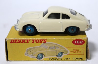 Lot 2081 - A Dinky Toys No. 182 Porsche 356A comprising...