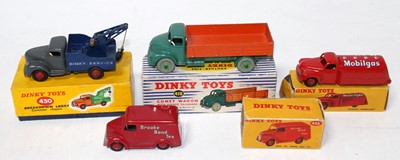 Lot 2085 - A Dinky Toys boxed commercial vehicle playworn...