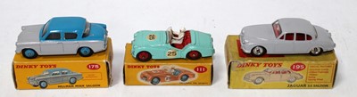 Lot 2090 - Three various boxed and playworn Dinky Toy...