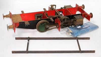 Lot 34 - Rolling chassis 5" gauge live steam chassis...