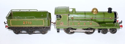 Lot 297 - 1927/8 Hornby no. 2 c/w loco and tender, LNER...