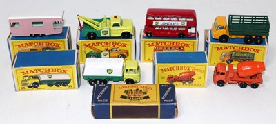 Lot 2327 - Seven various boxed Matchbox 1/75 series...