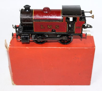 Lot 202 - 1947-54 Hornby no. 101 LMS 2270 tank loco, red...