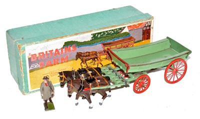 Lot 1299 - A Britains Home Farm series No. 5F farm wagon...