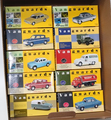 Lot 2754 - 20 various boxed Vanguards 1/43 scale saloons...