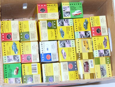 Lot 2755 - 20 various boxed Vanguards 1/43 scale saloons...