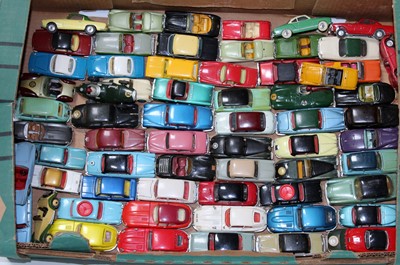 Lot 2103 - 60+ various playworn repainted Dinky Toy, Spot...