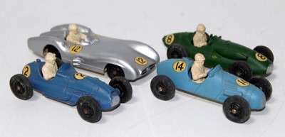 Lot 2762 - Four loose Crescent racing cars to include a...