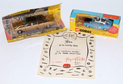 Lot 1666 - A Corgi Toys boxed diecast and ephemera group...