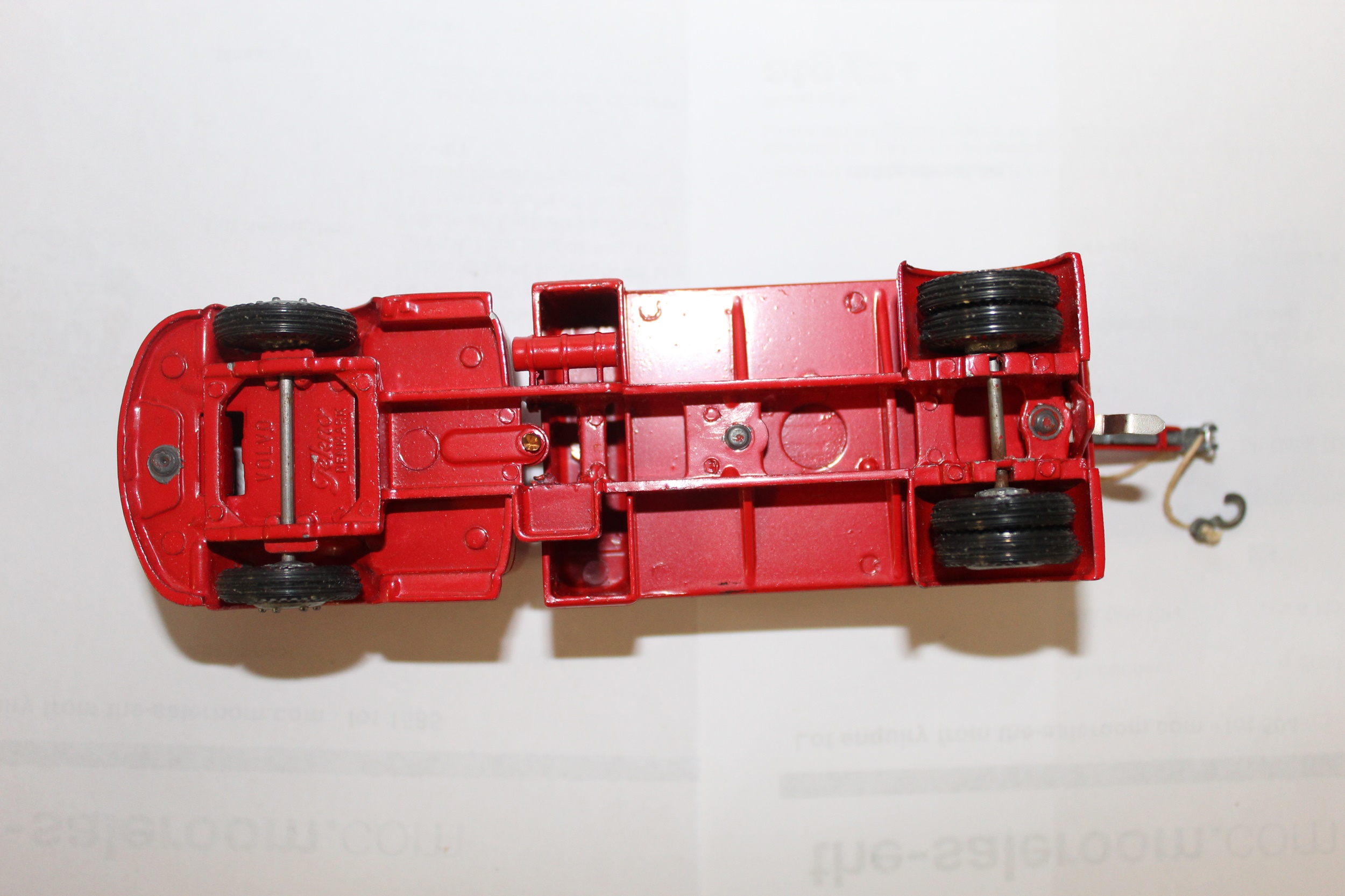 中古品 Tekno Volvo FALCK Zonen Fire-Engine TEKNO 459 ボルボ FALCK