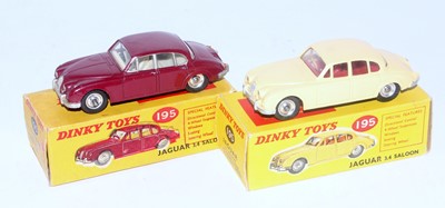 Lot 2124 - A Dinky Toys boxed Jaguar 3.4 saloon group, to...