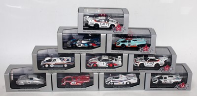 Lot 2785 - Ten boxed Minichamps and CMR Replicas 1/43...