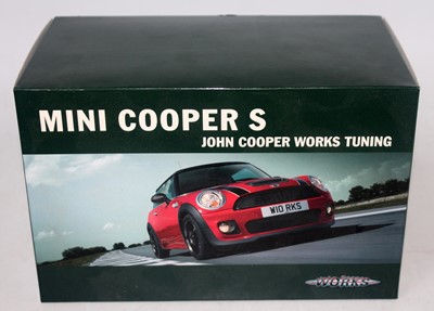 Lot 2786 - A John Cooper Works 1/18 scale model of a Mini...