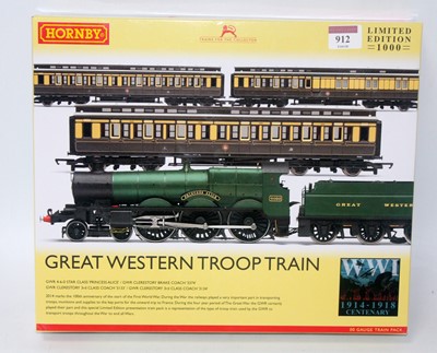 Lot 912 - Hornby R3219 Great Western troop train pack no....