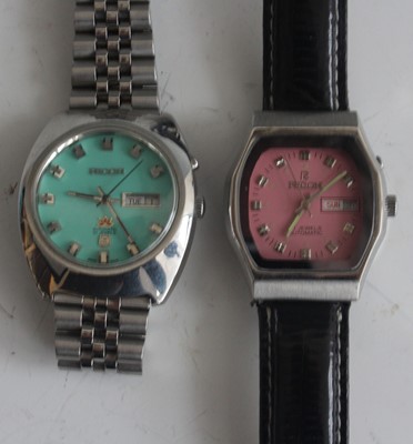 Lot 385 - A gents Ricoh 9 1970s steel cased automatic...