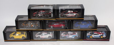 Lot 2796 - Nine various boxed as issued Minichamps...