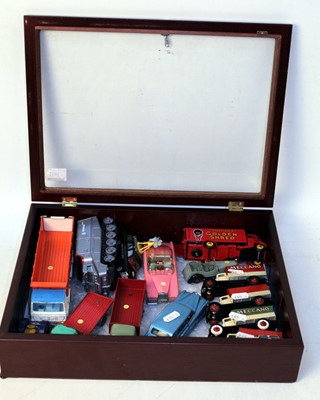 Lot 2141 - A Dinky Toys loose repainted and playworn...