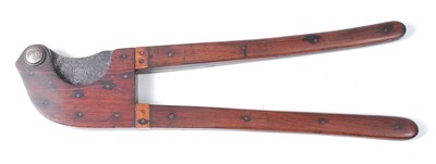 Lot 339 - * A 19th century rosewood veterinary tail...