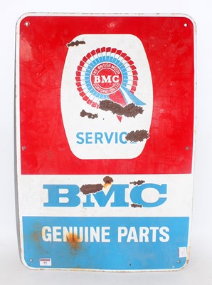 Lot 93 - Enamel BMC (British Motor Corporation Ltd)...