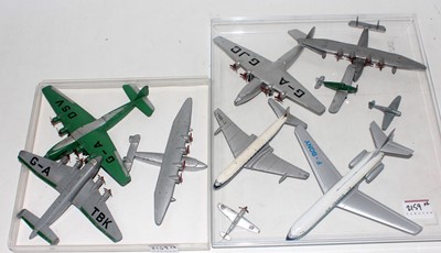 Lot 2159 - A Dinky Toys aircraft diecast group to include...