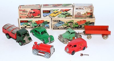 Lot 3221 - A Triang Minic tinplate and clockwork boxed...