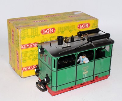 Lot 304 - LGB no. 2050 tram loco, running no. 102, red...