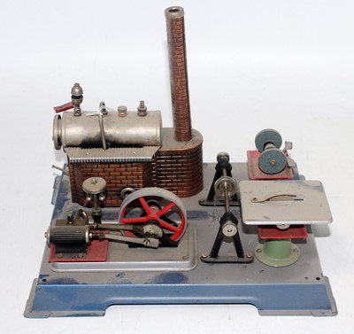 Lot 47 - A Wilesco stationary steam plant comprising of...
