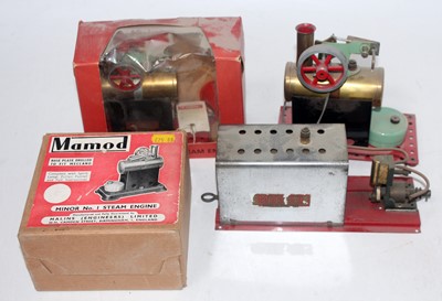 Lot 53 - A Mamod miniature live steam boxed and loose...