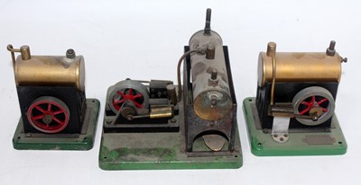 Lot 54 - An ESL stationary steam engine group to...
