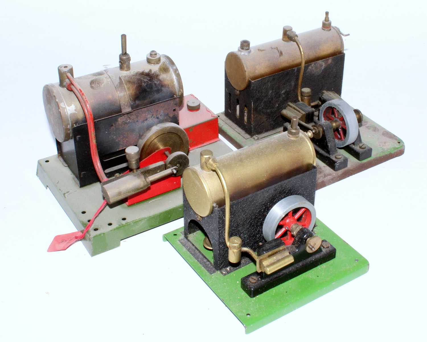 Lot 56 - Three various stationary steam engines to...