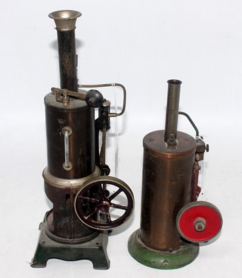 Lot 61 - A stationary live steam plant group to include...