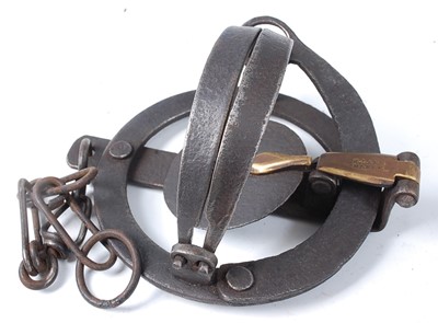 Lot 365 - * A Victorian pole trap, having 4 1/4 smooth...